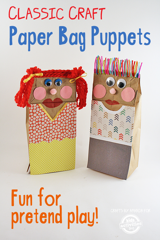 Silly, Fun &amp; Marionetas fáciles de hacer con bolsas de papel para niños