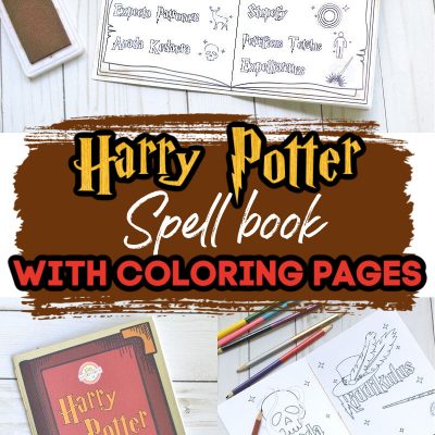 Haz tu propio libro de hechizos de Harry Potter con imprimibles gratuitos