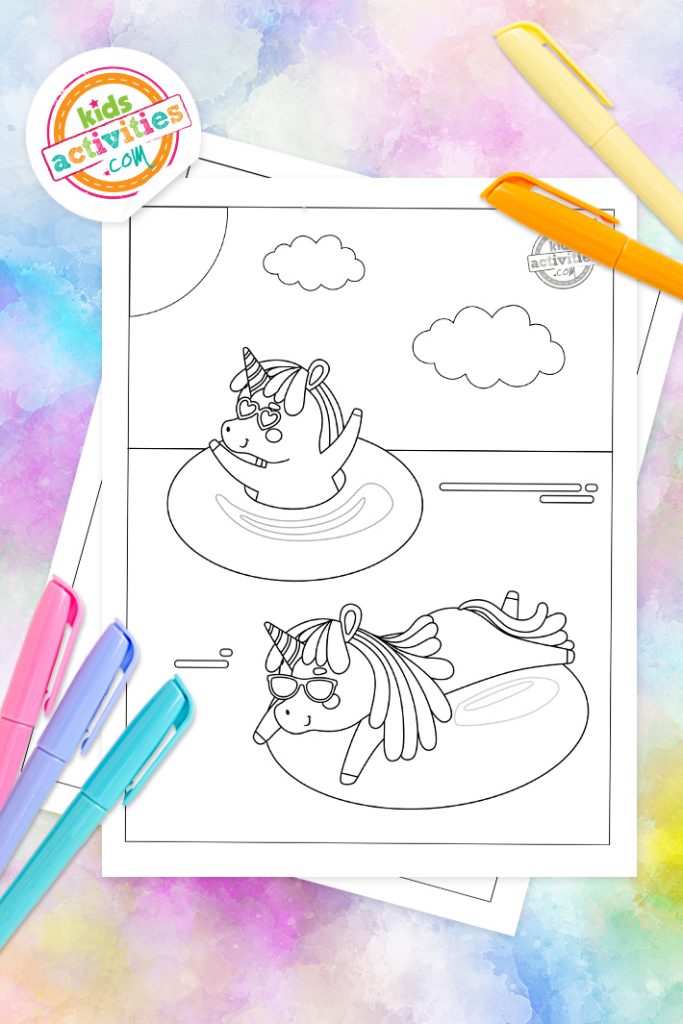 Libreng Magical &amp; Cute Unicorn Coloring Pages