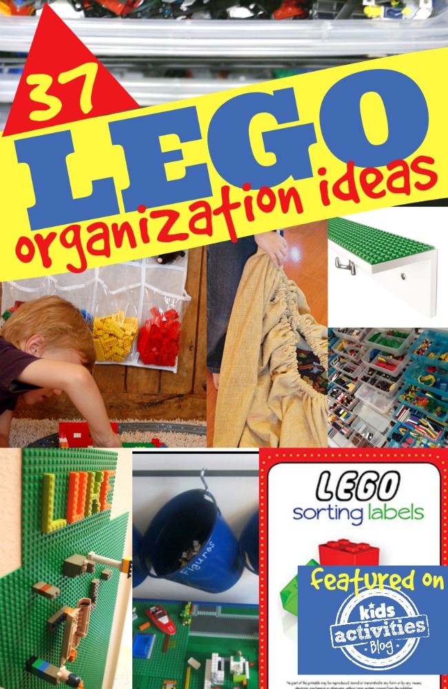 37 Geniale LEGO opbergers &amp; opbergideeën