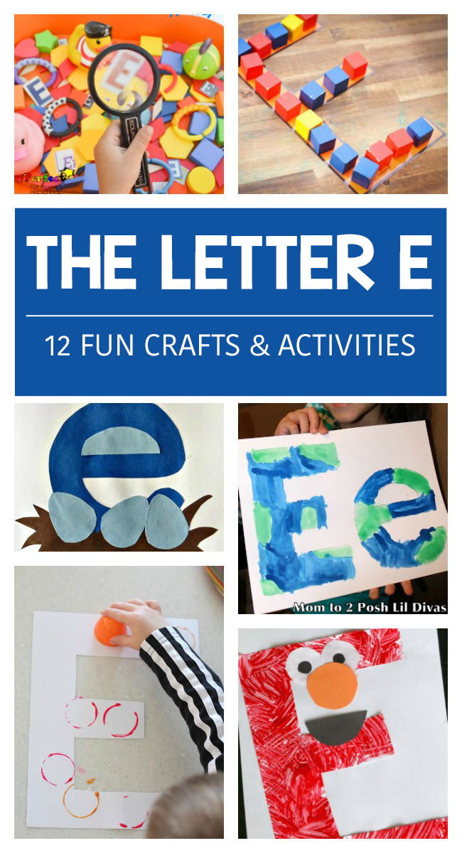 12 Easy Letter E Crafts &amp; ກິດຈະກໍາ
