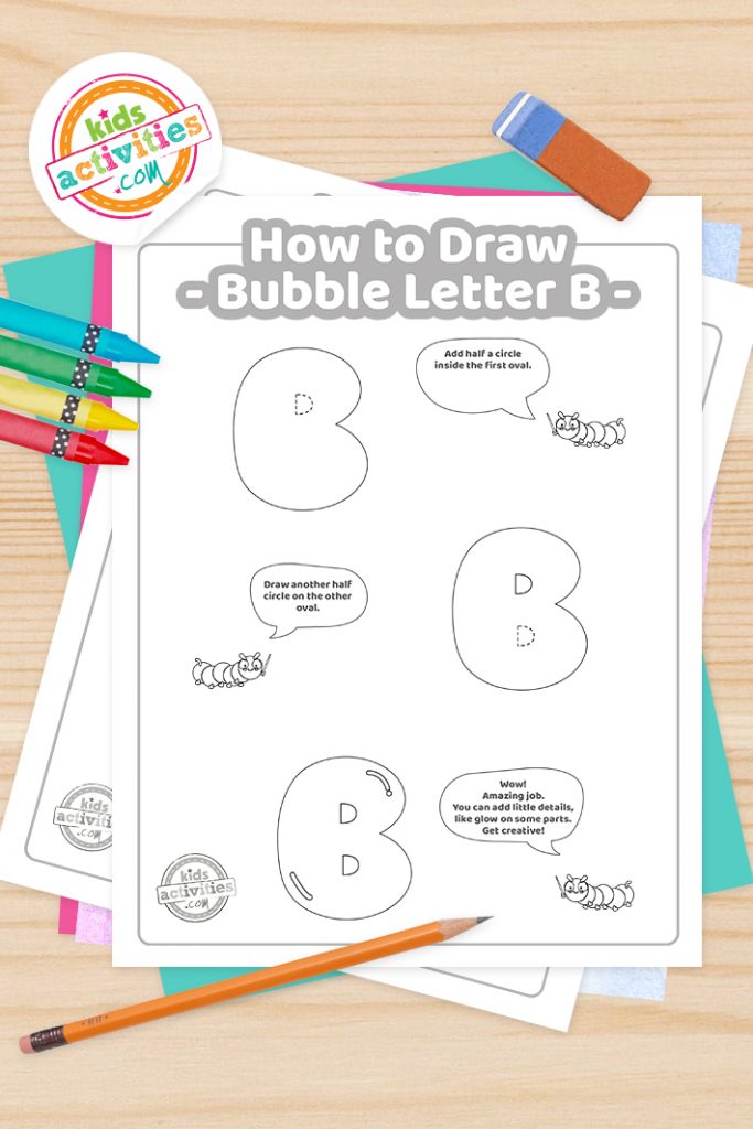 Cum să desenezi litera B în litere Bubble Letters Graffiti