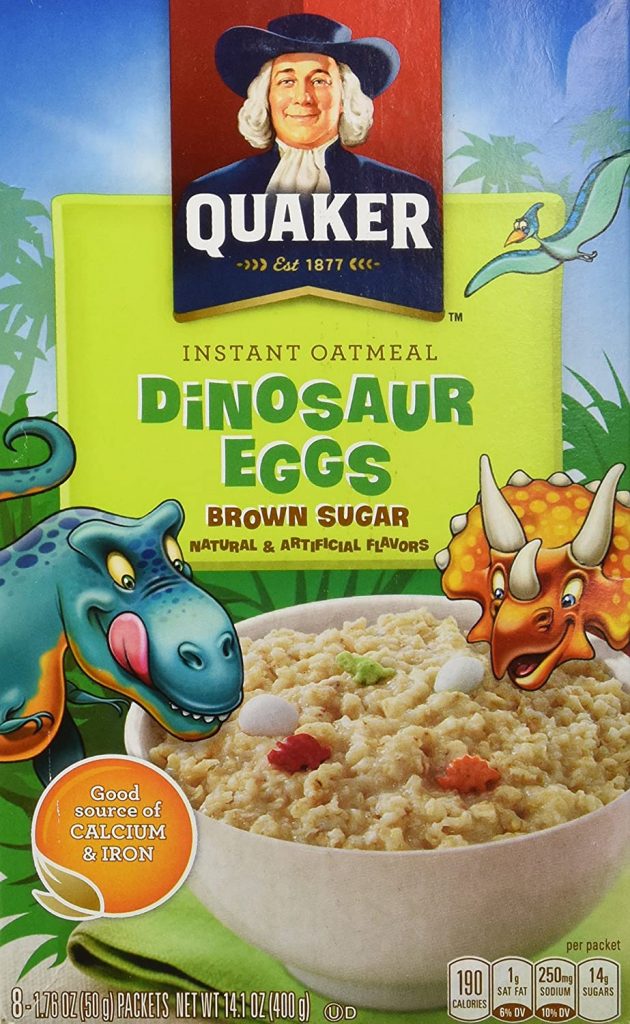 공룡 오트밀이 존재하며 공룡을 사랑하는 아이들을 위한 가장 귀여운 아침 식사입니다.