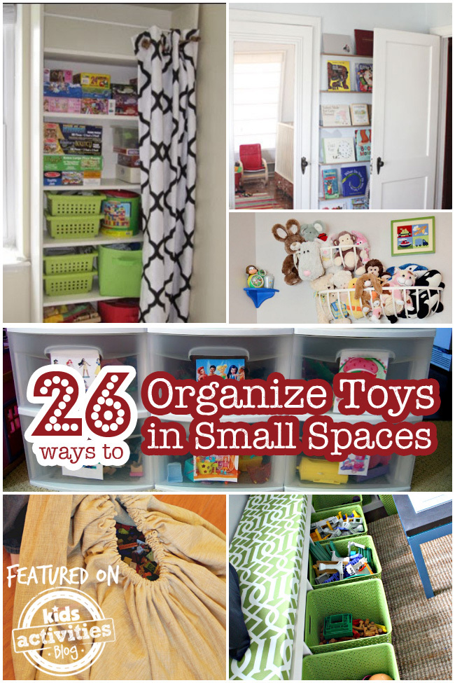 Փոքր տարածքներում խաղալիքները կազմակերպելու 26 եղանակ