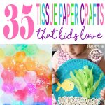 35+ Adorable Tissue Paper Crafts（愛らしいティッシュペーパークラフト）。