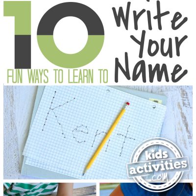 Երեխաների համար անուններ գրելը զվարճալի դարձնելու 10 եղանակ