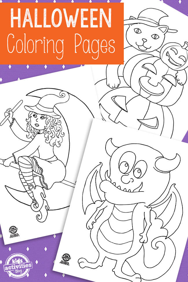 25 صفحه رنگ آمیزی رایگان هالووین برای کودکان