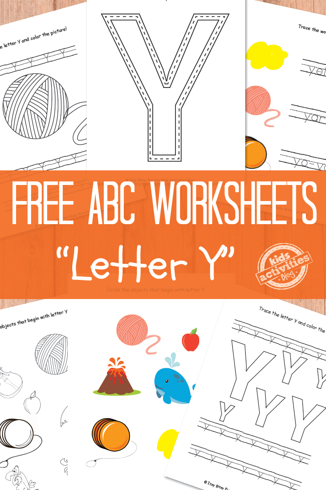 Libreng Letter Y Worksheet Para sa Preschool &amp; Kindergarten