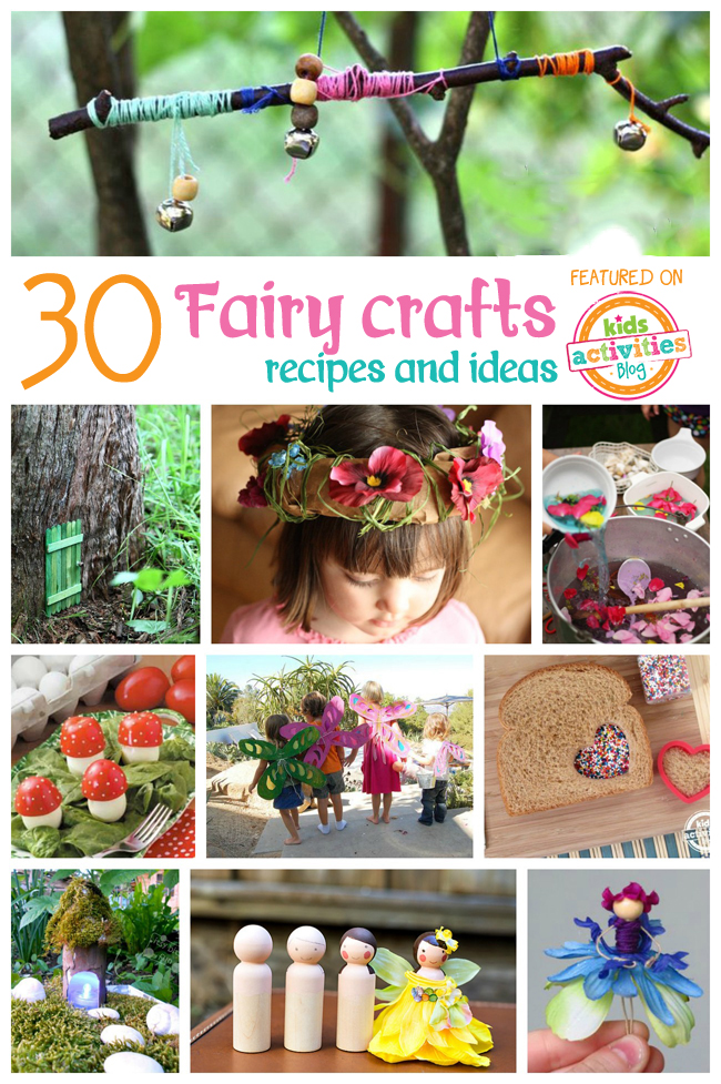 30 Easy Fairy Crafts en aktiviteiten foar bern