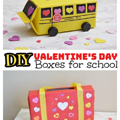 Zelfgemaakte Valentijnsdoos ideeën voor school om al die Valentijnskaartjes te verzamelen