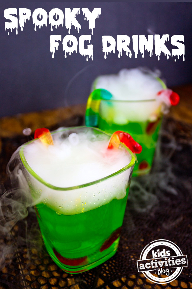 Könnyű kísérteties köd italok - Halloween italok gyerekeknek