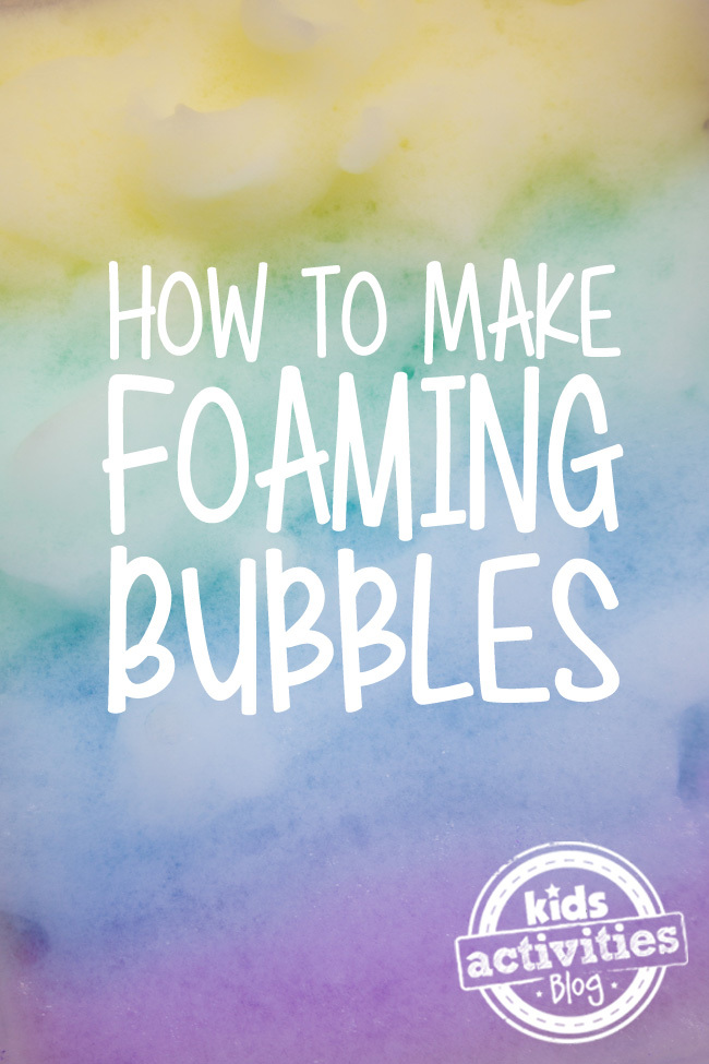 Cómo hacer burbujas espumosas: ¡Gran diversión para niños de todas las edades!