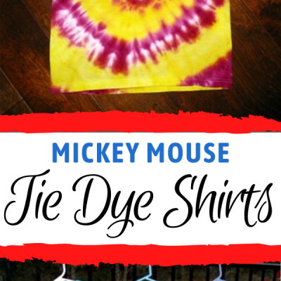 Hvordan lage Mikke Mus Tie Dye skjorter