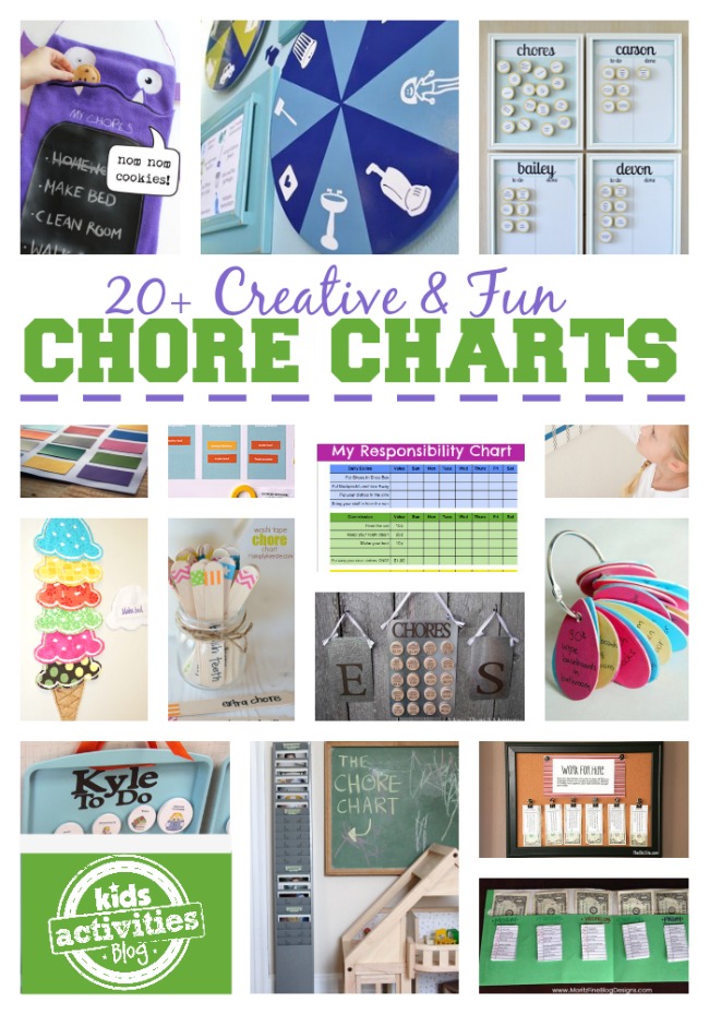 20+ Chore Chart Ideas আপোনাৰ ল'ৰা-ছোৱালীয়ে ভাল পাব