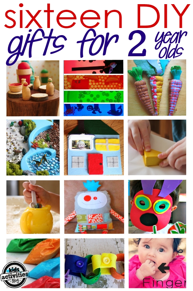 16 adorables regalos caseros para niños de 2 años