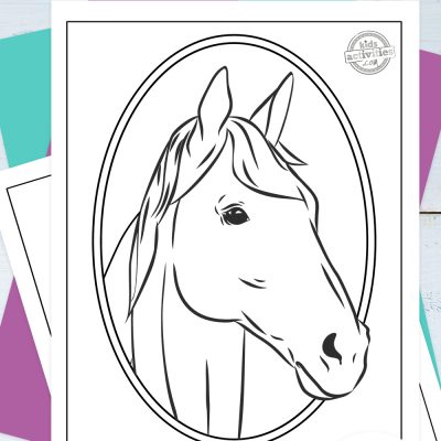 Dibujos para colorear de caballos para imprimir gratis