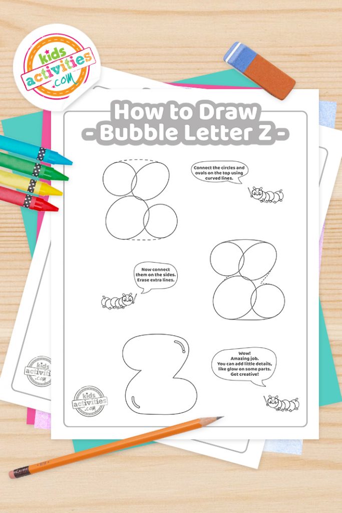 Comment dessiner la lettre Z en Bubble Graffiti