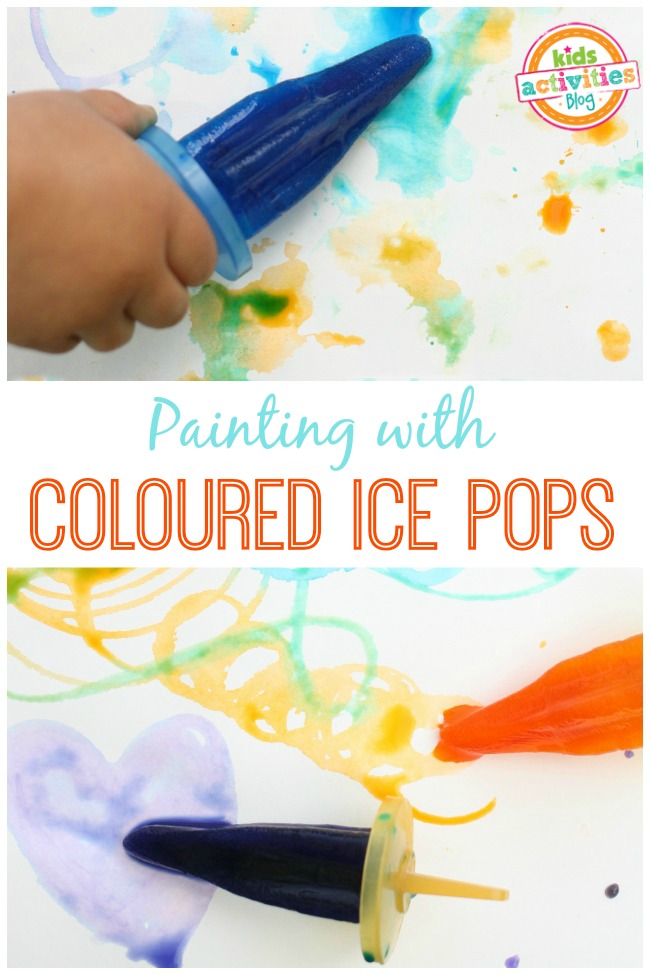 Забавно &amp; Cool Ice Painting Идея за деца