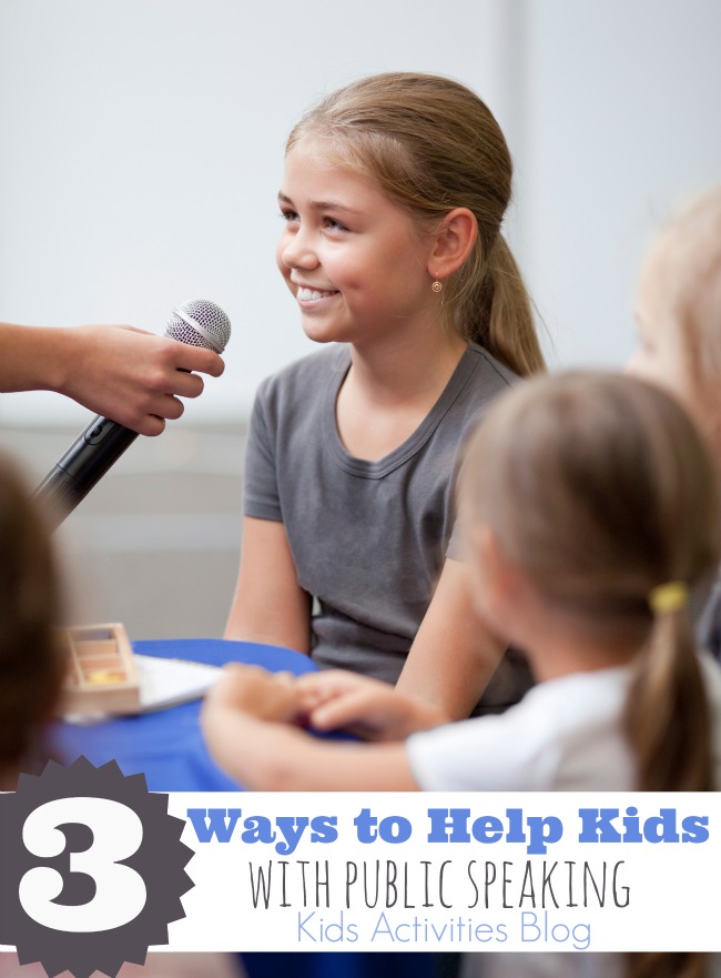 7 exercices de prise de parole en public pour les enfants