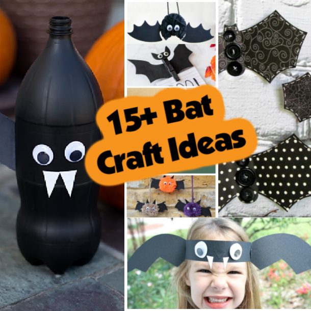 Ideas de manualidades con murciélagos para un Halloween perfecto