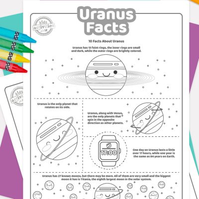 Fakta Seronok Uranus Untuk Cetak dan Belajar Kanak-kanak
