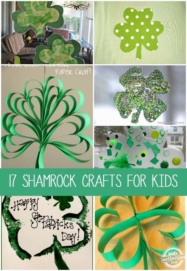 17 Shamrock Crafts for Kids