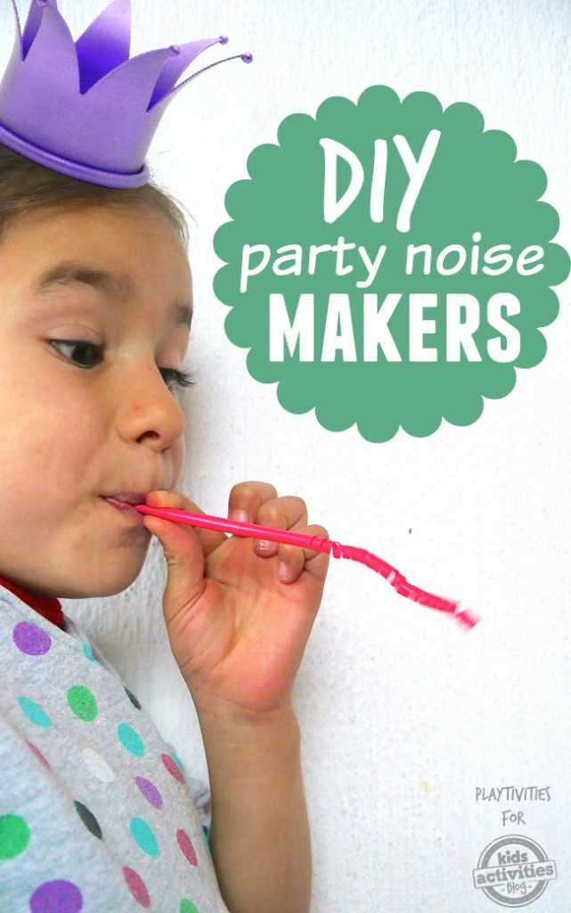 Super Easy DIY Party Noise Makers
