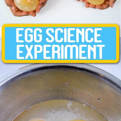 إجمالي! البيض في تجربة علوم الخل للأطفال