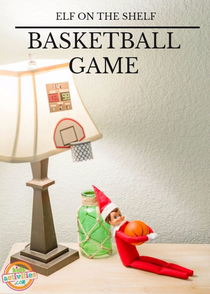 Elf hyllyssä koripallo joulu ideoita