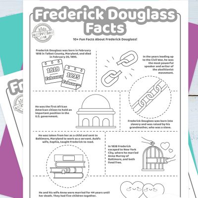 20+ fapte interesante despre Frederick Douglass pentru copii