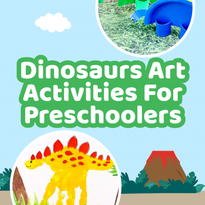 กิจกรรมศิลปะไดโนเสาร์สำหรับเด็กก่อนวัยเรียน