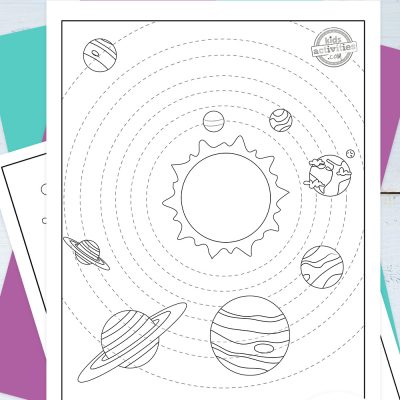 Disegni da colorare dei pianeti stampabili gratuitamente