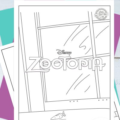 Các trang tô màu Zootopia có thể in miễn phí