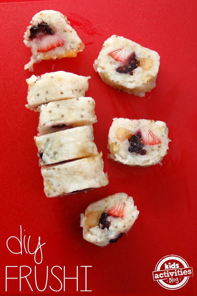 Rolls de Frushi casolans: la recepta de sushi de fruita fresca que els encanta