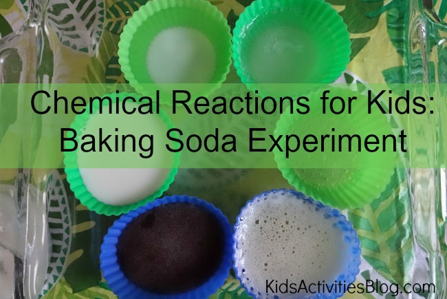 Cheminės reakcijos vaikams: eksperimentas su kepimo soda