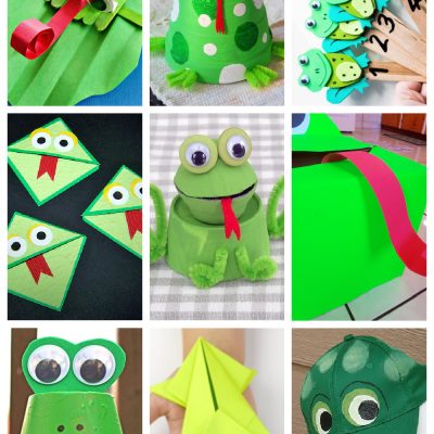 25 Jumping Fun Frog Crafts gyerekeknek