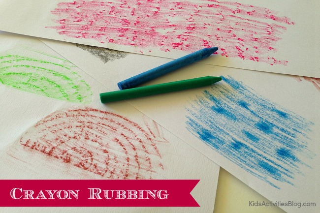 Crayon Wax Rubbing {Crayon Art Ideas}
