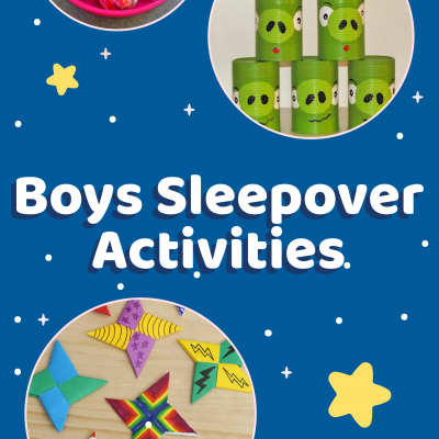 Zēni Sleepover aktivitātes
