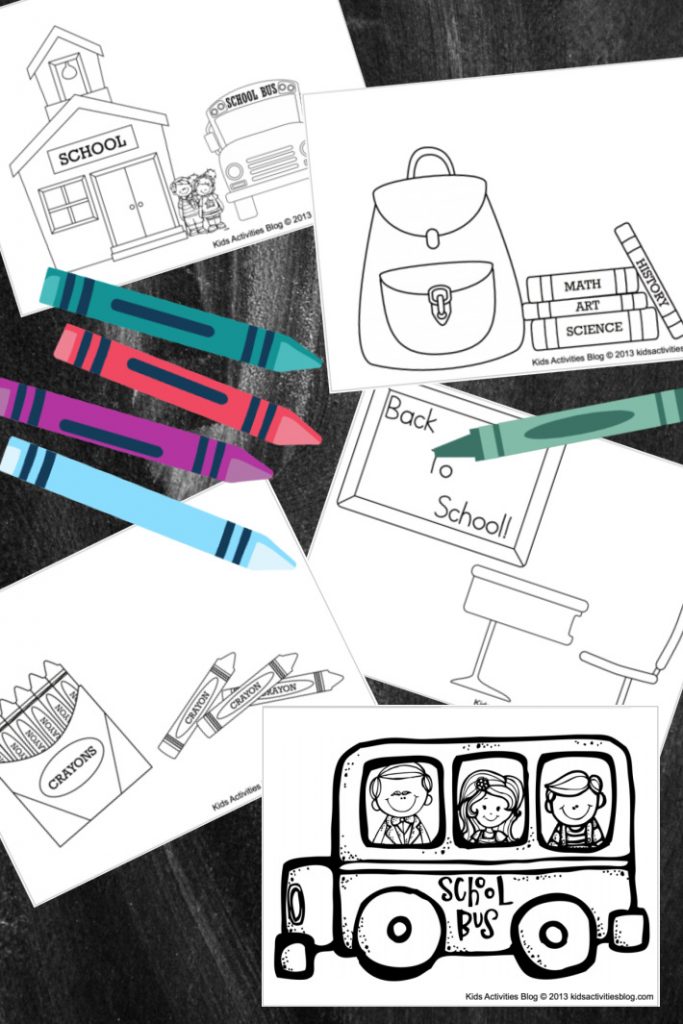 5 Pagini de colorat gratuite și imprimabile pentru copii pentru școală