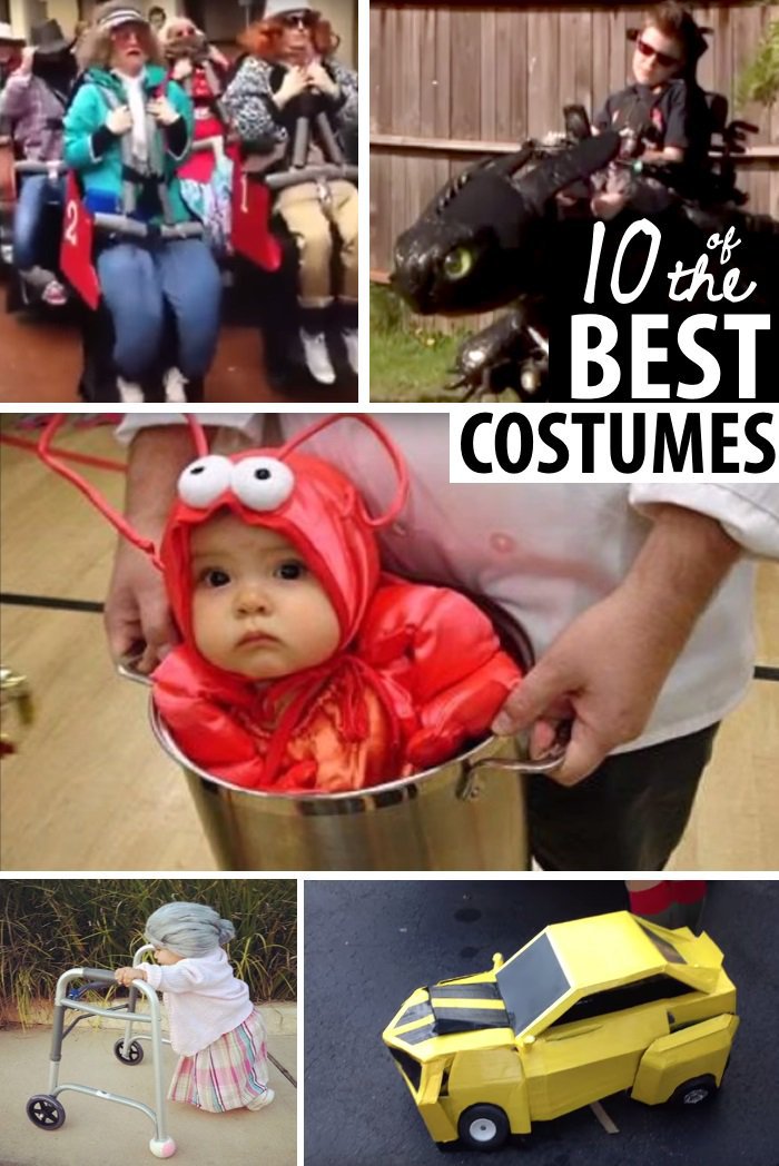 Deze winnen de prijs voor de meest originele Halloween kostuums.