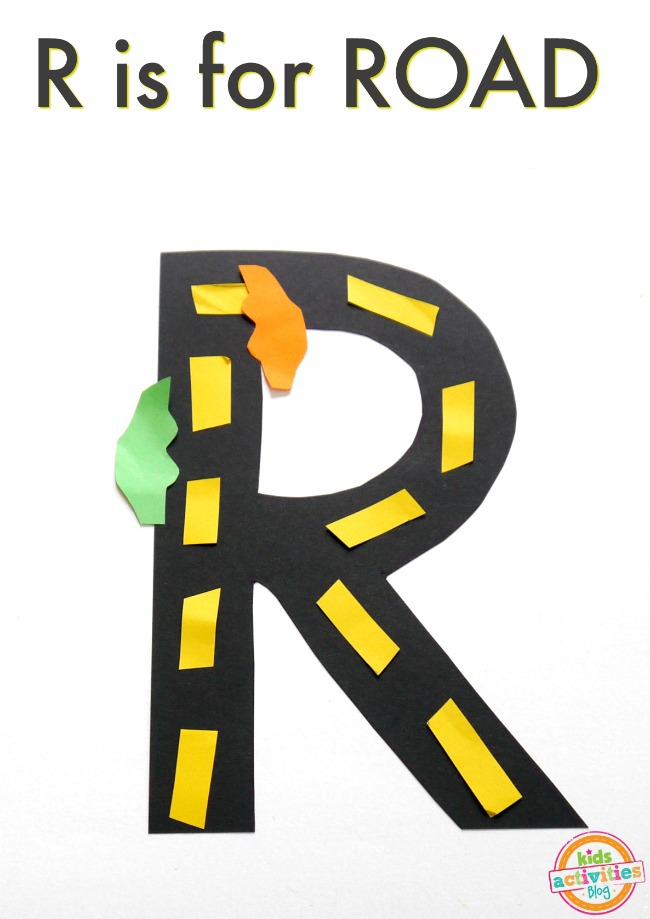 R is voor Road Craft - Preschool R Craft
