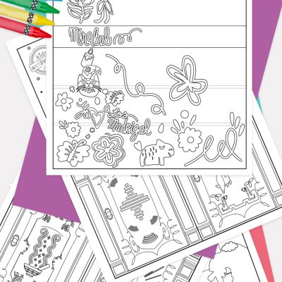 Encanto Printable Activities Coloring Pages