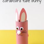 လွယ်ကူသော &amp; ချစ်စရာ ဆောက်လုပ်ရေး စက္ကူ Bunny Craft