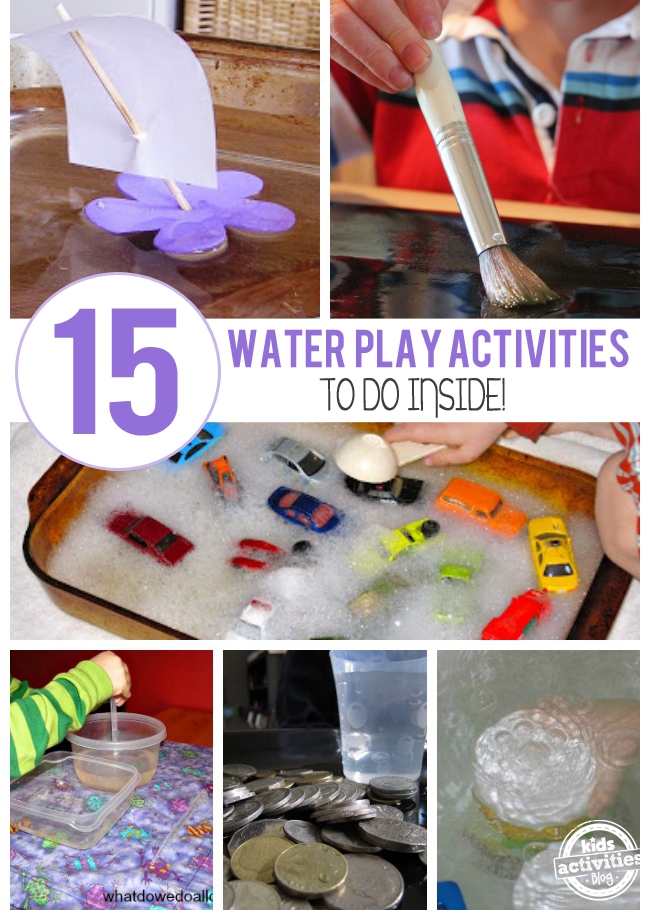 15 فكرة لعب المياه الداخلية الإبداعية