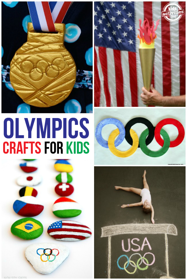 Divertides manualitats dels Jocs Olímpics d'estiu per a nens