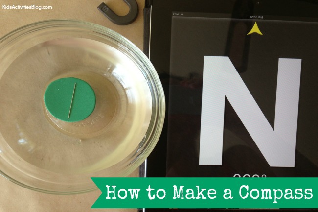 Kuidas teha kompassi: Lihtne magnetiline DIY kompass Craft
