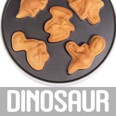 Podeu obtenir una mini màquina de gofres de dinosaures per a un esmorzar que val la pena rugir