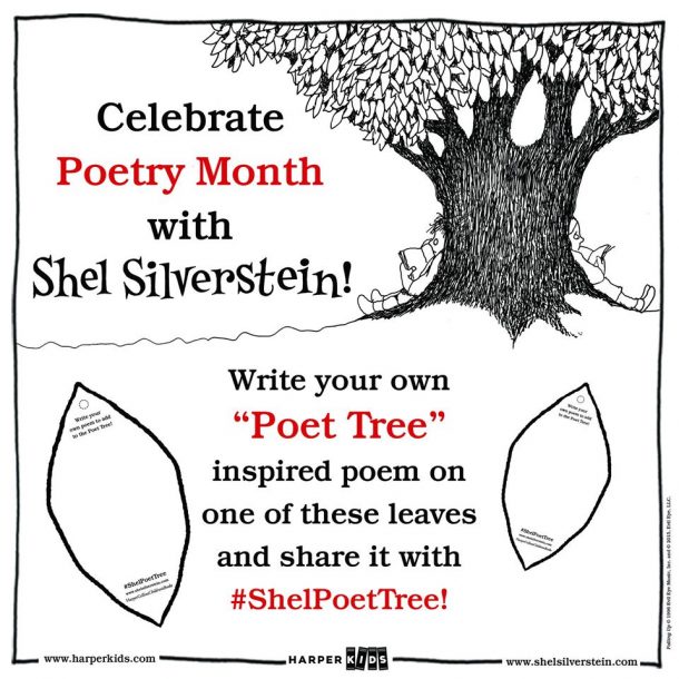 Como crear unha árbore de poetas con inspiración de Shel Silverstein