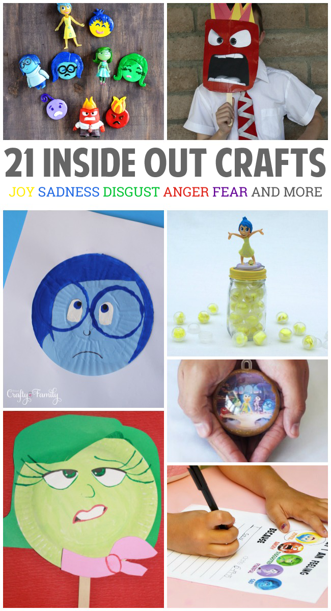21 Inside Out Crafts &amp; Aktivitäten