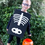 DIY X-Ray Skeleton Costume de schelet